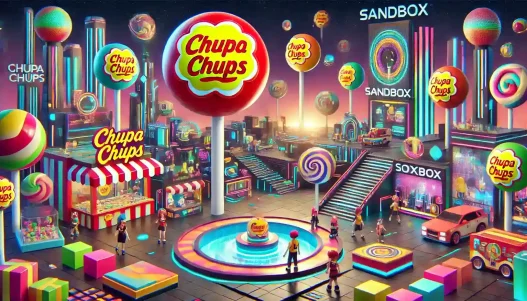 The-Sandbox-platform.-Show-a-playful-virtual-world-filled-with-giant-Ch