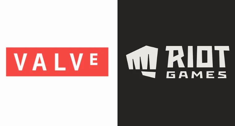 Valve and Riot games logo image