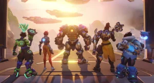 still from Overwatch game.
