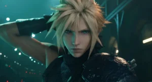 Still image from Final Fantasy 7 Remake game