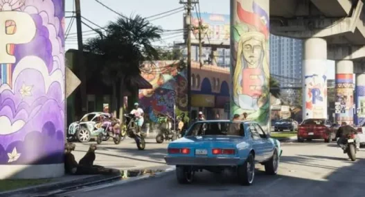 still from Grand Theft Auto 6 game.