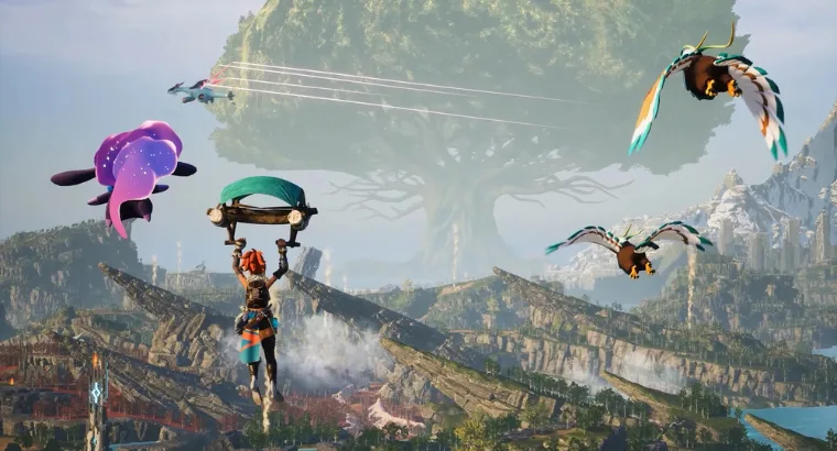 Still image from PalWorld game