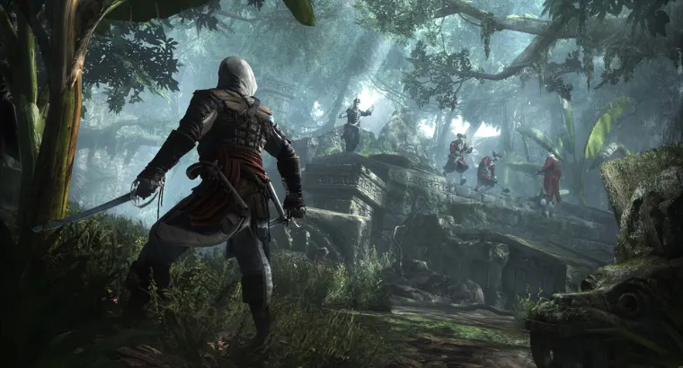 Still image from Assassin's Creed Black Flag game.
