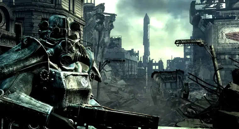 still from the Fallout 3 video game.