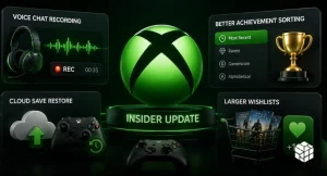 Xbox Insider Update Adds Voice Chat Recording and Cloud Save Restore
